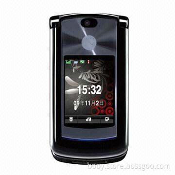 Motorola RAZR2 V9 2.2-inch 2MP Bluetooth Flip Handy Smartphone, Available in Black